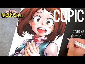 【ヒロアカ】麗日お茶子 描いてみた | My Hero Academia | Drawing Ochako Uraraka | copic