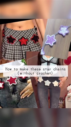 Making star belts ⋆⭒˚｡⋆ #tutorial #crafts #aesthetic #stars #accessories #art #fyp #ieatkids