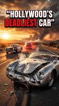 James Dean’s Cursed Car? The Hollywood Tragedy of the Porsche 550 Spyder 🚗#porsche #jamesdean#crash
