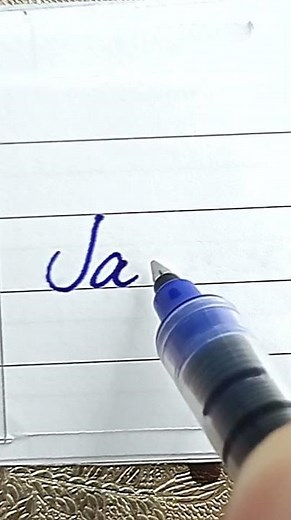Write Jack in Cursive | Stylish Handwriting #CursiveWriting #NameCalligraphy #shorts