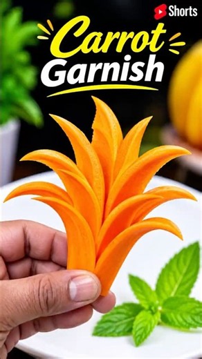 Vegetable carving flower easy