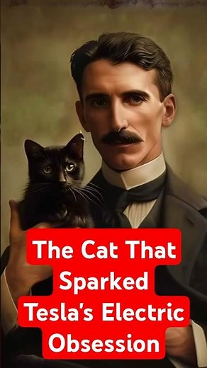 The Cat That Sparked Tesla's Electric Obsession #tesla #nikolatesla #history #discovery