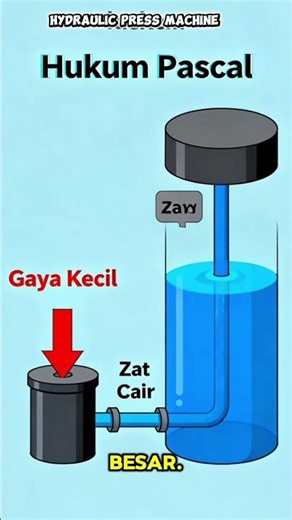 working mechanism of hydraulic machine#trendingshorts #hydraulicpress