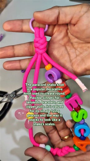 The paracord snake knot! this really works for me. easy to make and so aesthetic. ❤️❤️❤️