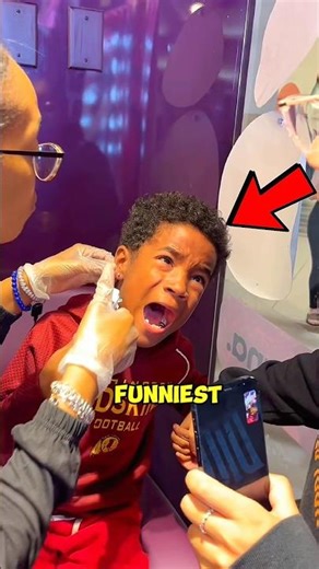 Top 3 Funniest Ear Piercing Fails Moments #oc #shortvideo #funny #earpiercingfails