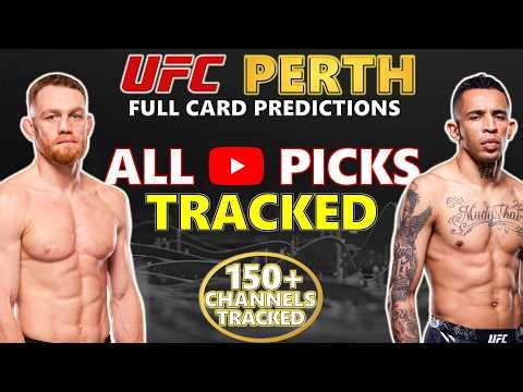 UFC Perth: Della Maddalena vs Prates - EVERY Channel Tracked (1,200 Picks!)