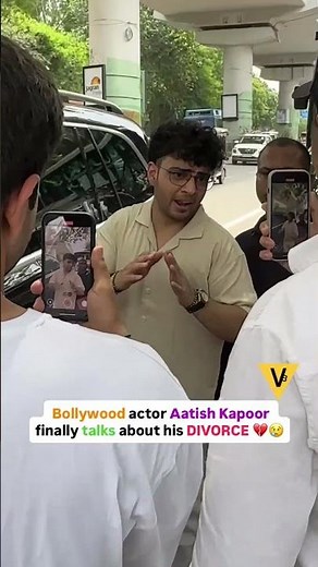 B-Town’s biggest heartthrob, Aatish Kapoor, finally breaks his silence outside his lawyer's house.💔