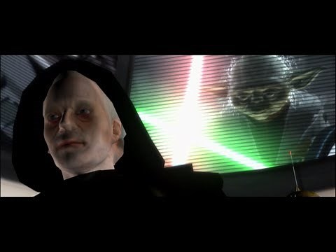 Yoda vs Palpatine - Alternative battle scene (Star Wars Episode III)