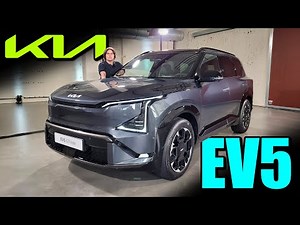 2026 Kia EV5 GT-line 81.4 kWh FWD (218 PS) First Impression Data Info Review Seat Test Test German