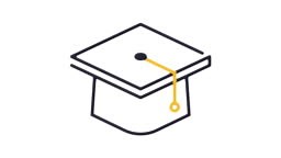 Remise des diplômes icône Animation