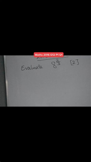 Maths 2016 P1 G12 Q1 👋 #education #GCE #tictok