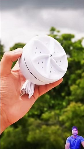 The World's Smallest Washing Machine is a tiny wonder! 🌍🧼#SmallestWashingMachine #GadgetReview