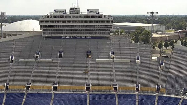 WATCH LIVE: Crews tear down the west end of Simmons Bank Liberty Stadium as renovations get underway