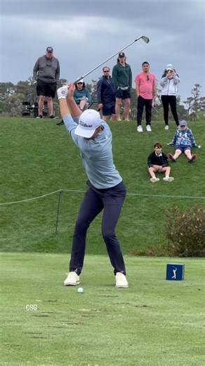 Will Zalatoris Face-On Iron Shot | THE PLAYERS Championship Final Round Slow Motion