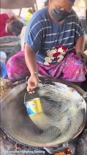The process of making jianbing