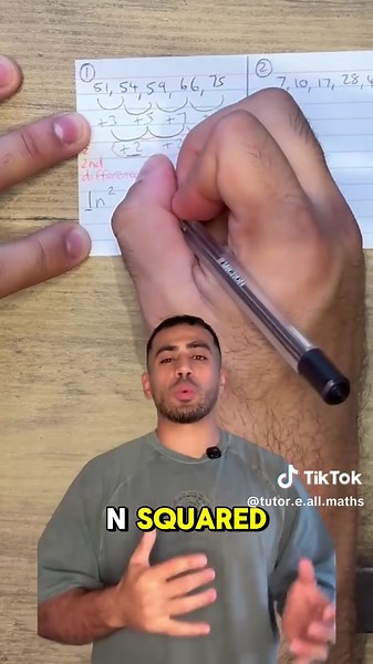 Creating your perfect revision flashcard: Quadratic sequences! Check out tutoreall.com for more private tuition classrooms! #maths #gcsemaths #highermaths #quadraticsequences #mathsmock