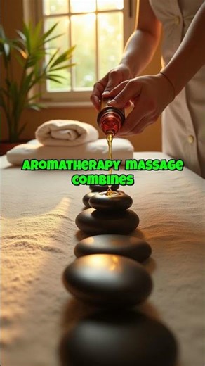 Aromatherapy massage benefits for stress reduction #aromatherapy #massage #essentialoils