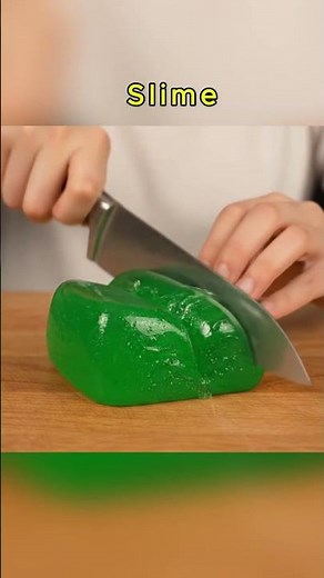 Cutting Slime, Honeycomb & Water Blocks | ASMR