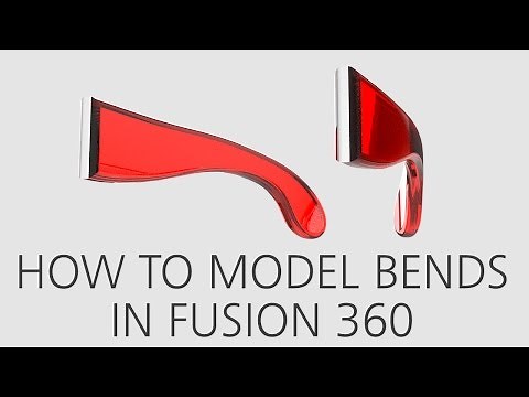 How to model bends in Fusion 360