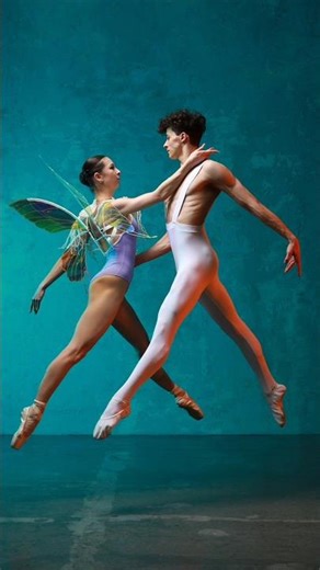 🇺🇦 Model poses for photoshoot📸 Ballet. Models Yana and Artem