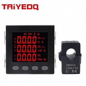 [Hot Item] LED Single Phase Multifunctional Electricity Power Meter with RS485 V/a/W/Kwh/Cos/Hz/Var with CT