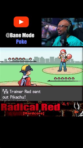Bane Mode on Instagram: "3 Mega Evolutions in this battle is Crazy!! Red vs Gold #pokemon #gaming"