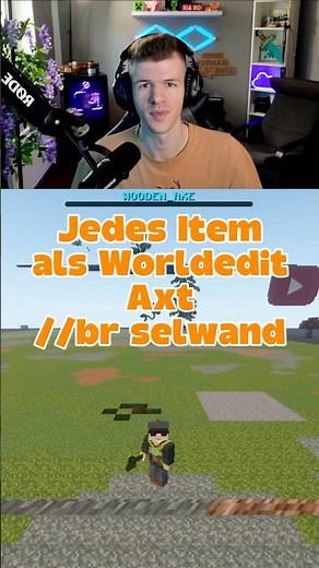 Jedes Item als Worldedit Axt 🪓 #minecraft #building