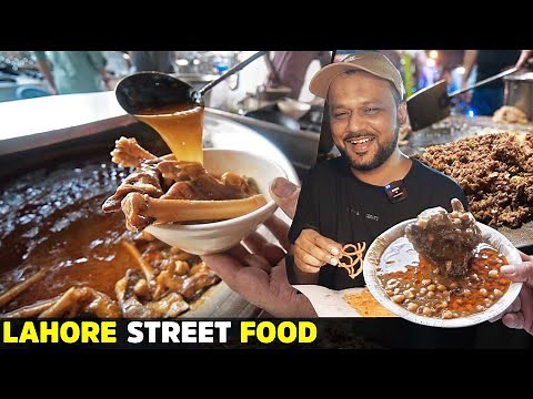 Lahore Street Food | Mama Kabab wala, Ghani Jee ke Chanay | Temple Road Food Street | Pakistan