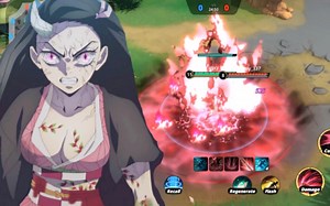 MOBA【代号jump】灶门祢豆子技能新增语音展示，大招鬼化血鬼术帅爆 鬼灭之刃