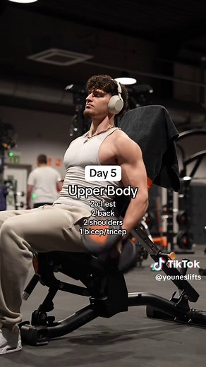 5 day Routine | day 4/7 rest days | Training Programs link 🔗 in bio | #workoutroutine #fyppp #foryoupageee #gym #gymtok