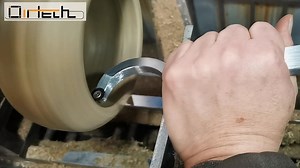 Watch Round 12mm blade Hollower Swan Neck Woodturning Tool on Amazon Live