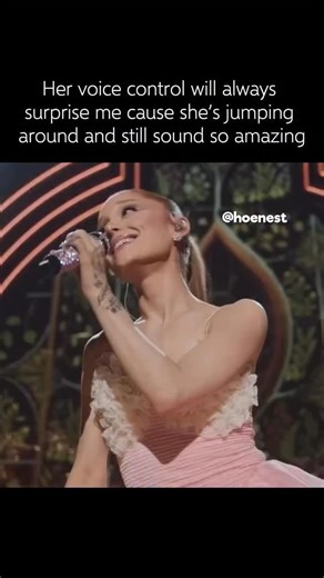 Hoenest on Instagram: "🎬 Fact: Wicked (2024) In this vibrant sequence for the song “Popular,” Ariana Grande performed the entire musical number live on set while executing complex choreography, including jumping onto the bed and spinning across the stage. Director Jon M. Chu insisted on live vocals for the film to capture the authentic energy and breathing of the actors, a massive challenge given the physical demands of Glinda’s bubbly movements. To ensure her voice remained steady, Grande trai