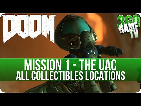 Doom Mission 1 All Collectibles (Secrets, Collectibles, Data Logs, Automaps, Elite Guards, Drones)