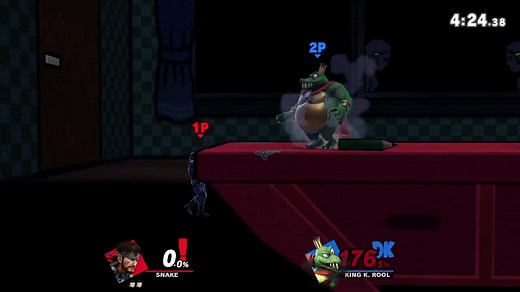 I’m just hanging on edge #fyp #ssbu #snake