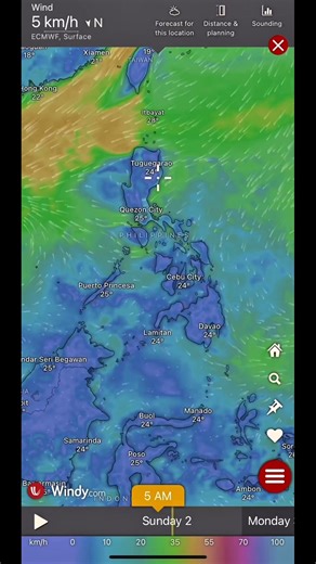 Mag ingat po tayong lahat! Base sa Windy app ay madadaanan Tayo ng Bagyo ngayong Martes. Sana malusaw at humina ang bagyo. | Sibuyan Island, Romblon PH
