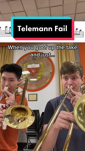 None of this was planned. #music #telemann #trombone