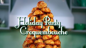 14K views · 87 reactions | Smart Cookie shows you how to make a showstopping holiday dessert called "Croquembouche" aka a giant tower of cream-filled pastry puffs held together with caramel and enmeshed in a cage of spun sugar. Read more here: https://trib.al/kOFhsfk | Allrecipes | Facebook