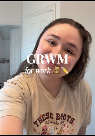 Getting back into my routine. GRWM for work! ✏️🧸😊 #grwm #grwmforwork #morningroutine #Vlog #diml @LaRochePosayUS @ZO Skin Health @lululemon @Simple Modern @Owala