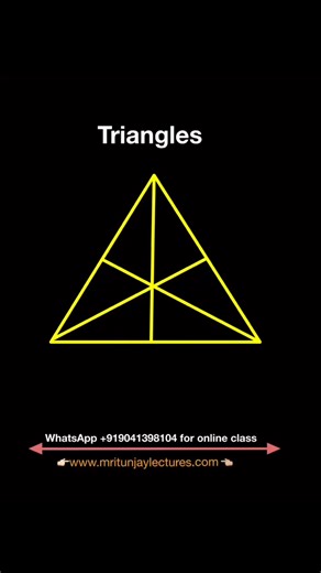 How many triangles #triangle #TriangleChallenge | Mritunjay Lectures