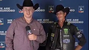 “It’s been sixteen years since I’ve been nervous.” - JB Mauney The first time NFR qualifier make the most out of bucking from the yellow bucking chutes by tying for the Round 1 win. | PRCA ProRodeo