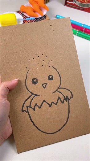 Simple Craft Painting | Create a Spring-Themed Painting with Leaves #nurserycraftwork = #craft