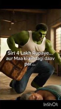 Ghareeb hulk lar para 🥺 maa ki kidney operation k Liye 🙏♥️ #hulk #trending #avengers#youtubeshorts