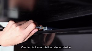 Anbuy LED 9 Drawer Dresser, Black Modern Dresser with High Gloss Drawers Dual Chest of Drawers with Lights for Bedroom (Black)