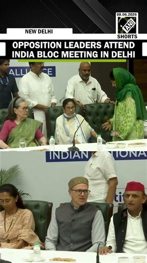 Watch! Opposition leaders attend crucial INDIA bloc meeting at Delhi’s Constitution Club of India