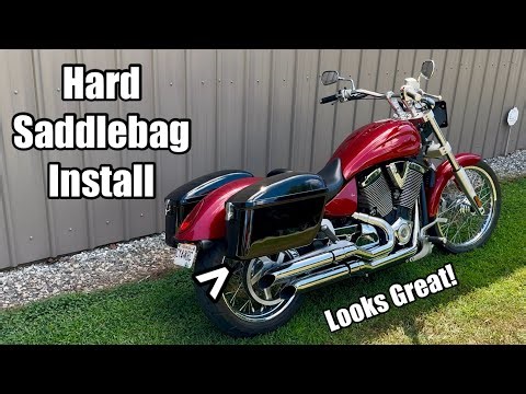 Amazon Hard Saddlebag Install - ‘03 Victory Vegas VFXRT Ep. 9