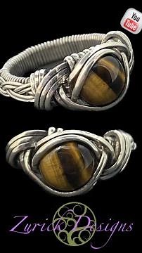 Wire Wrapping a Cabochon Ring Highlights