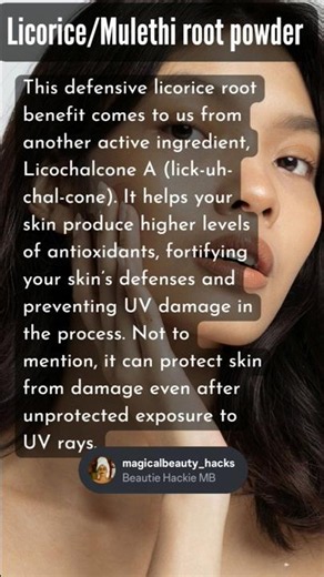 ✨ The secret to brighter, clearer skin? Licorice Powder! 🌿| #beautytips #skincare