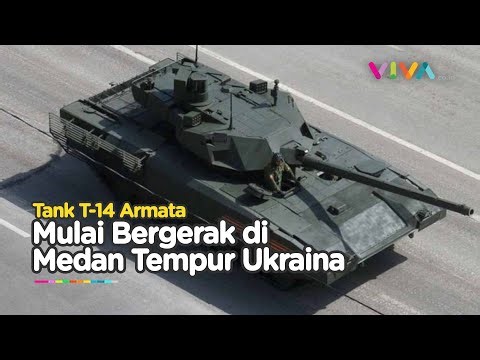 NGERI! Tank T-14 Armata Jarak Jauh Rusia Siap Debut di Ukraina
