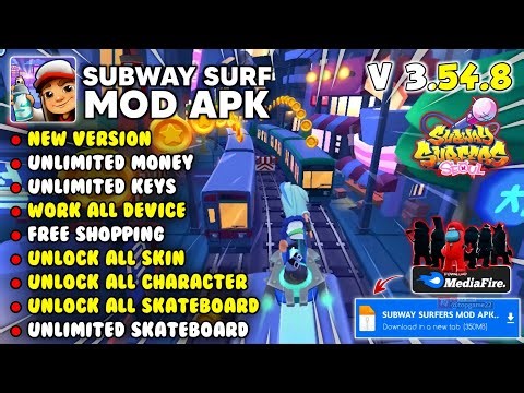 SUBWAY SURF MOD APK TERBARU 2025 VERSION 3.54.8 Unlimited Money & Unlock All Character