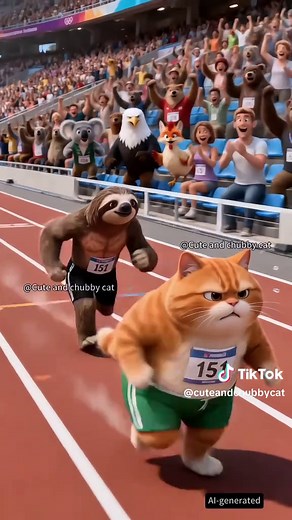 Funny AI Cat Animation Videos: Chubby Orange Cat Stories